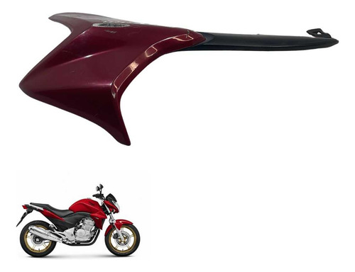 Carenagem Aba Tanque Direita Honda Cb 300 2012 Vermelho-4454 4