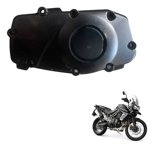 Tampa Lateral Motor Triumph Tiger 800 Preto