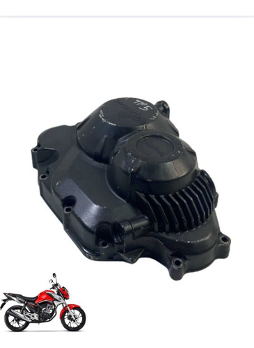 Tampa Embreagem Honda Cg 160 Titan Fan Cargo Original -2865 Preto 2