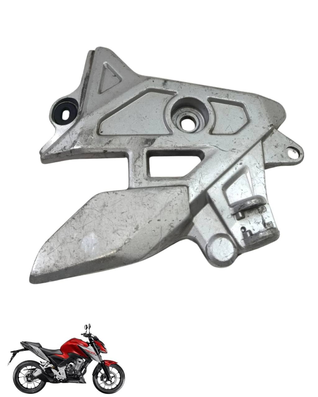 Suporte Pedaleira Bacalhau Cb Twister 300 2025 Direita