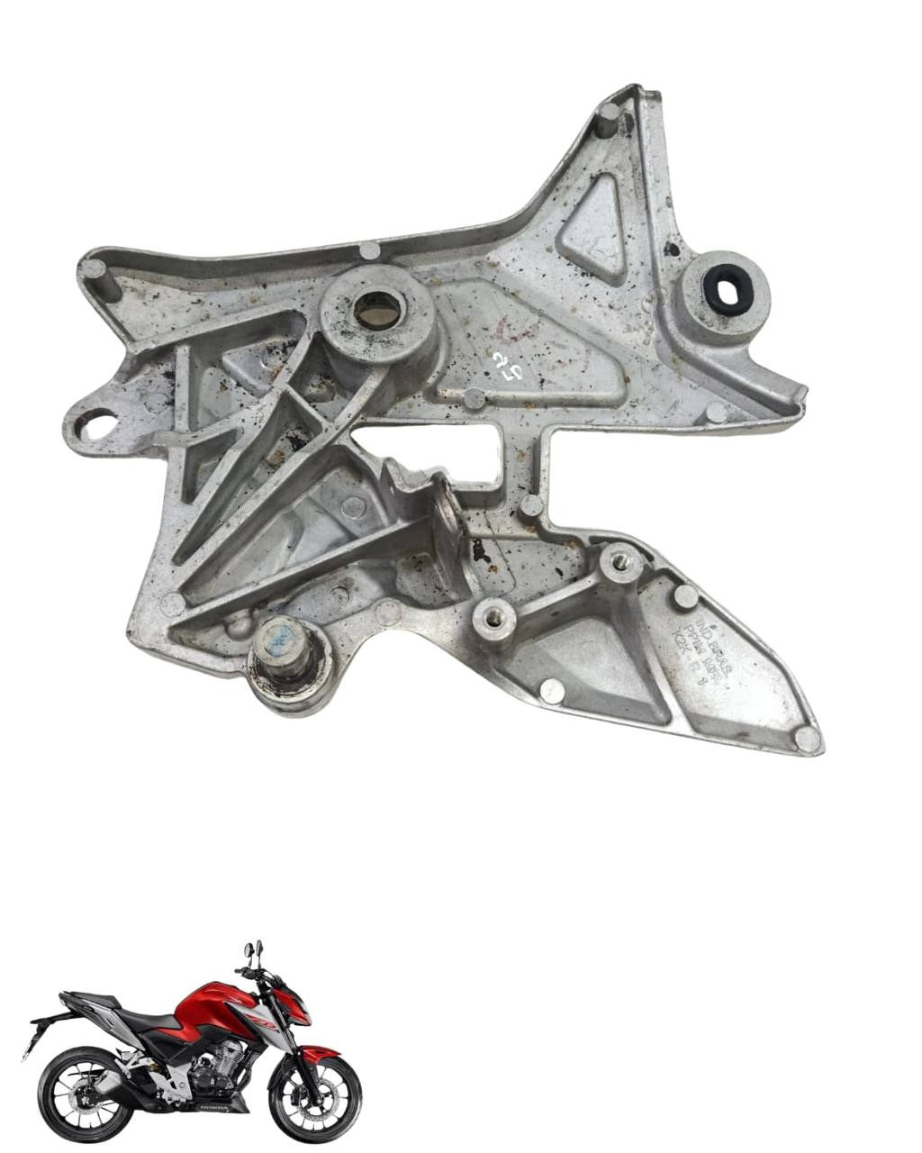 Suporte Pedaleira Bacalhau Cb Twister 300 2025 Direita 2