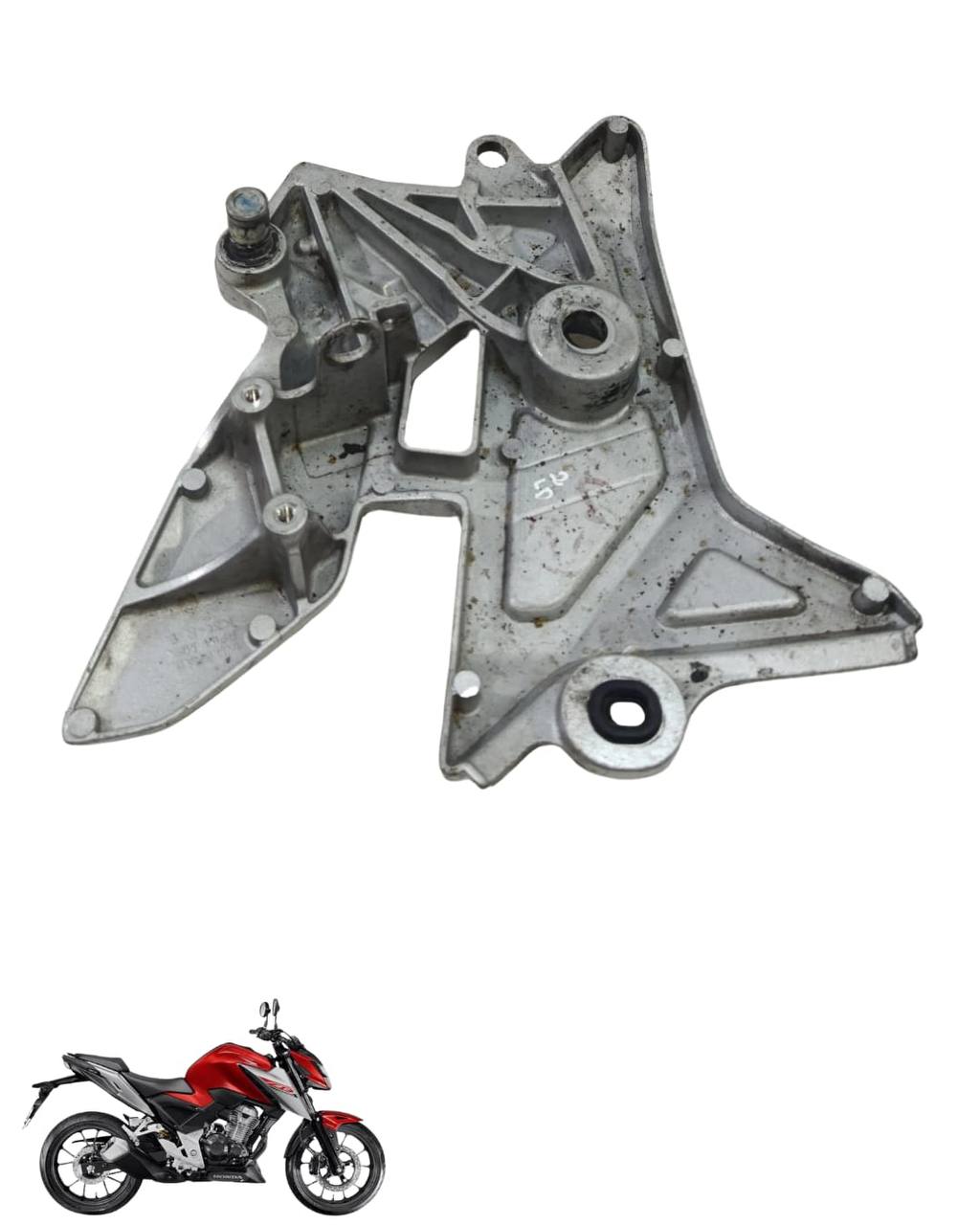 Suporte Pedaleira Bacalhau Cb Twister 300 2025 Direita 4