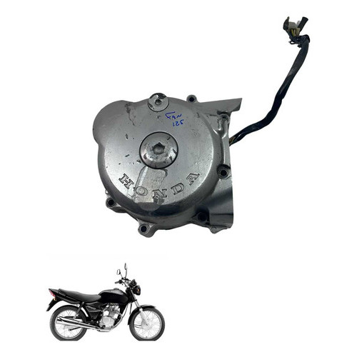 Tampa Estator Completa Honda Cg 125 2002 Original 4602 Cinza 2