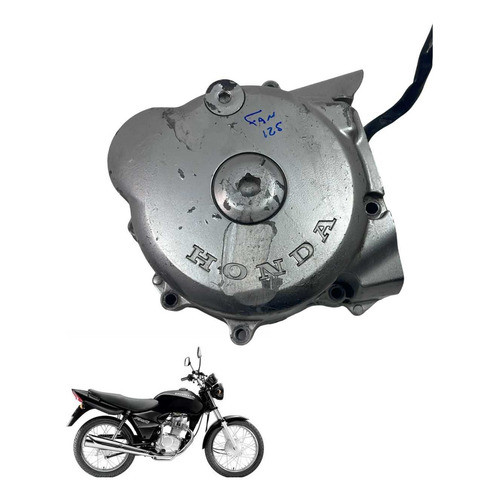 Tampa Estator Completa Honda Cg 125 2002 Original 4602 Cinza 3