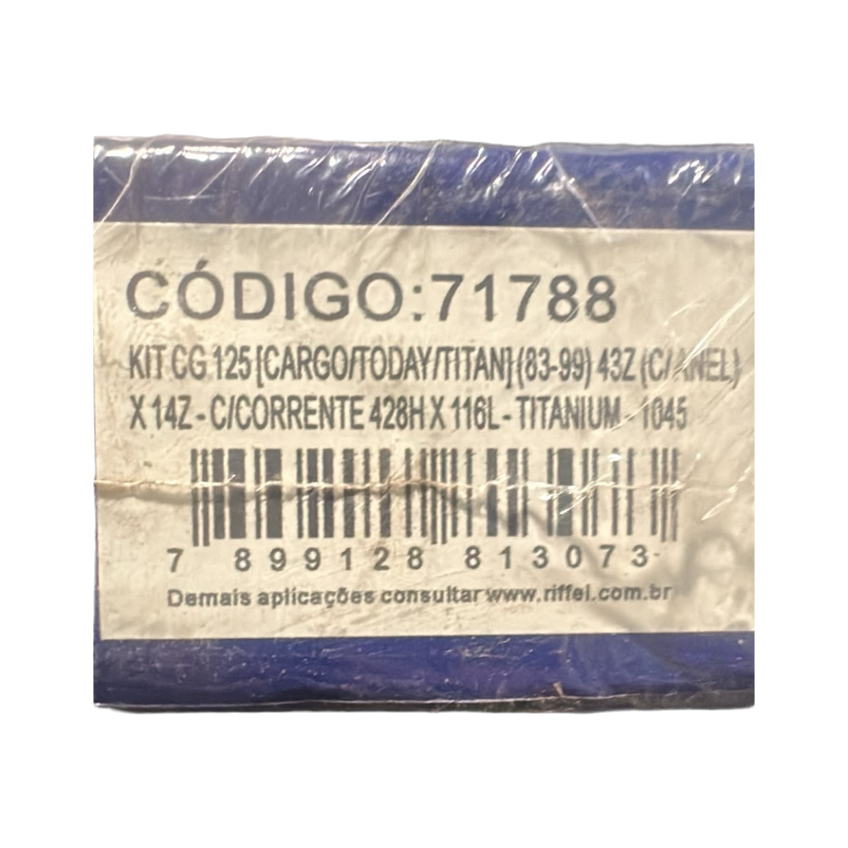 Kit Relação Cg 125  Cargo/Today/Titan 1983 a 1999