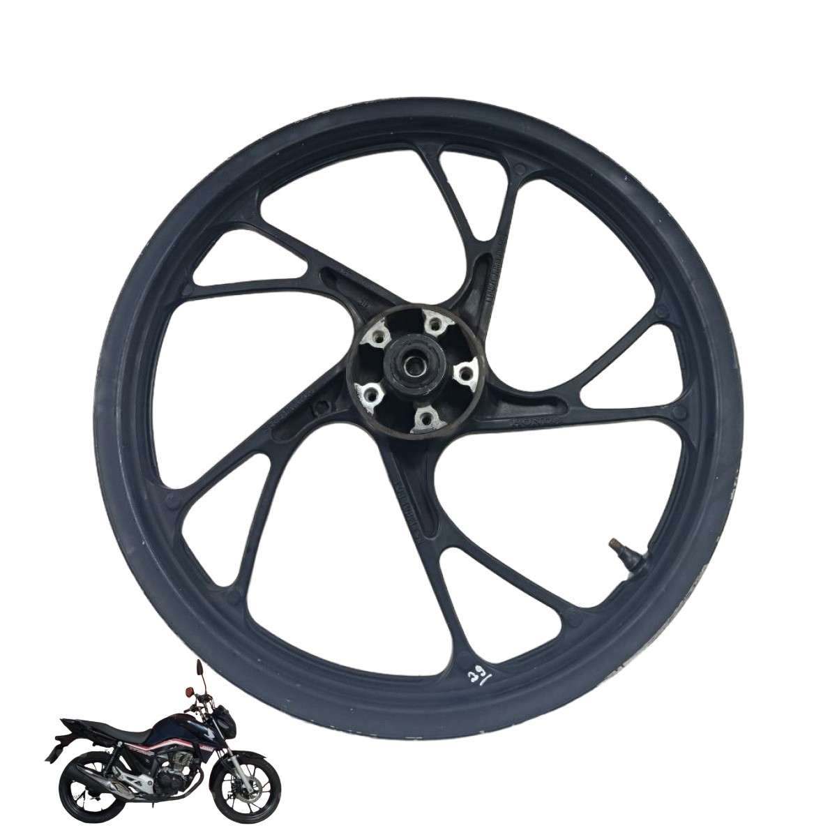 Roda dianteira Cg 160 2016/2024 16545