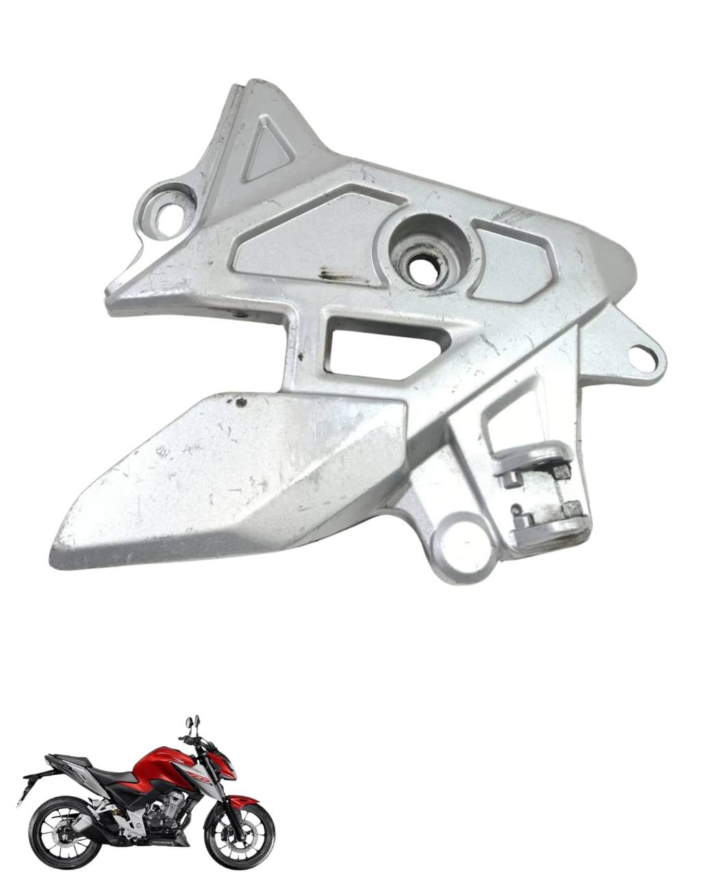 Suporte Pedaleira Bacalhau Cb Twister 300 2025 Direita 9804