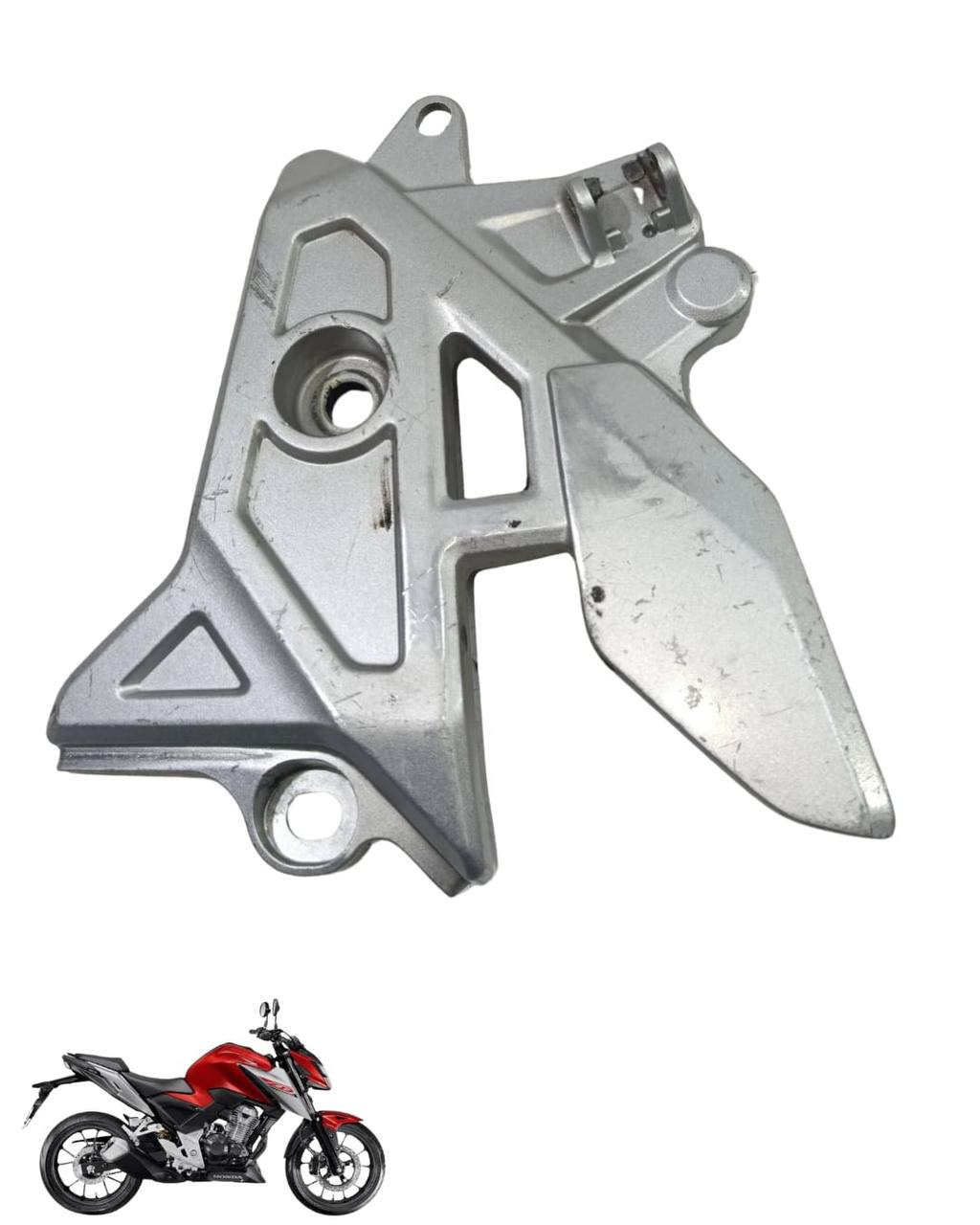 Suporte Pedaleira Bacalhau Cb Twister 300 2025 Direita 9804 3