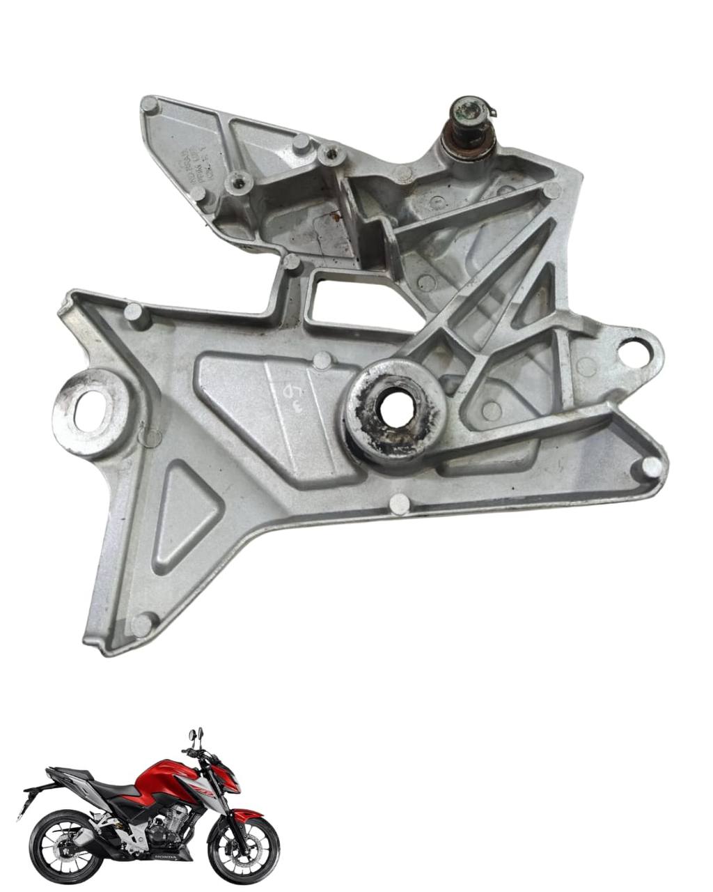 Suporte Pedaleira Bacalhau Cb Twister 300 2025 Direita 9804 4