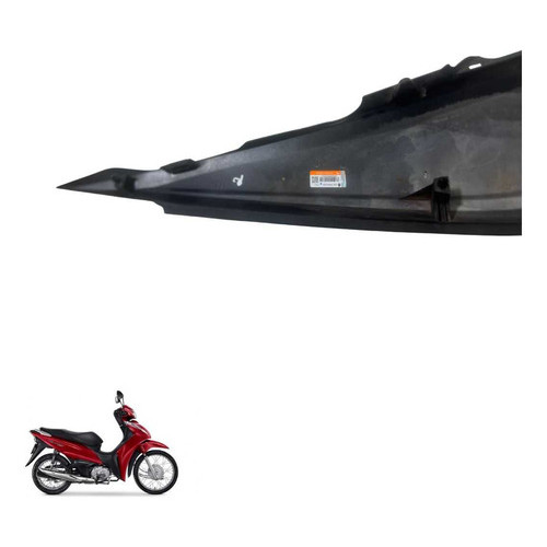 Carenagem Lateral Esquerda Honda Biz 110i C/detalhe   -3141 Preto 4