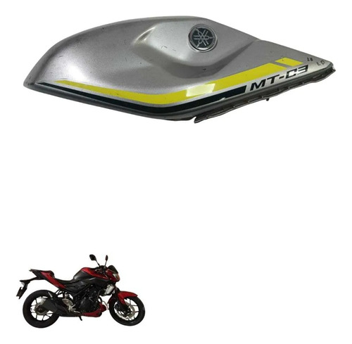 Carenagem Lateral Direita Yamaha Mt 03 2017 8317 Cinza