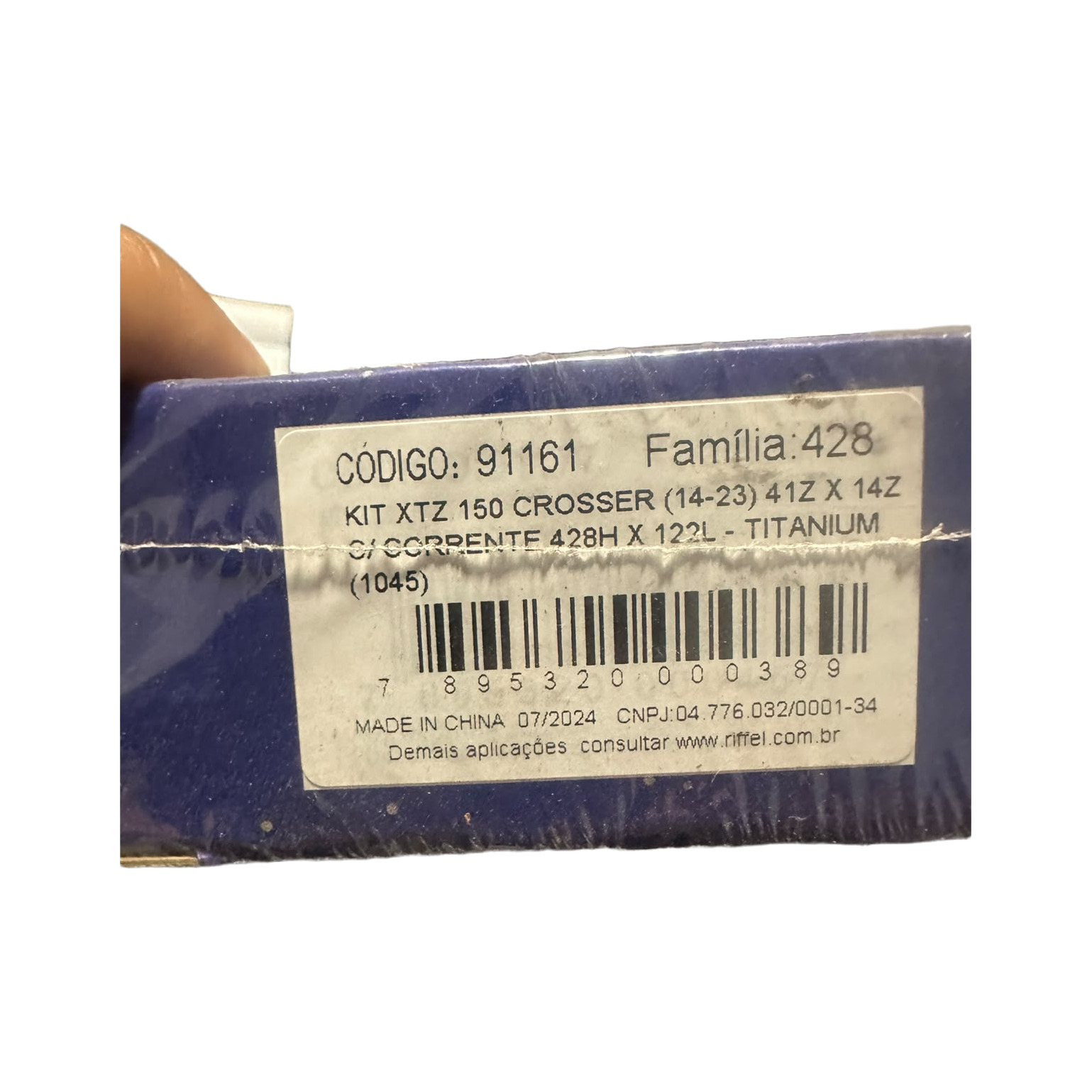 Kit Relação Reforçada Yamaha Xtz 150 Crosser 2014 À 2023