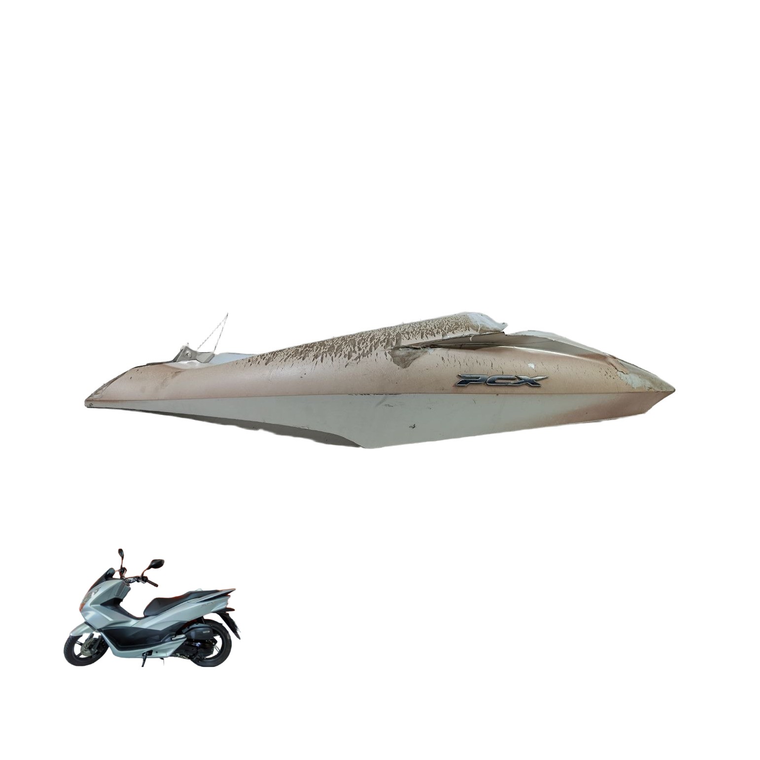 Carenagem lateral rabeta esquerda PCX 150 2014 16524
