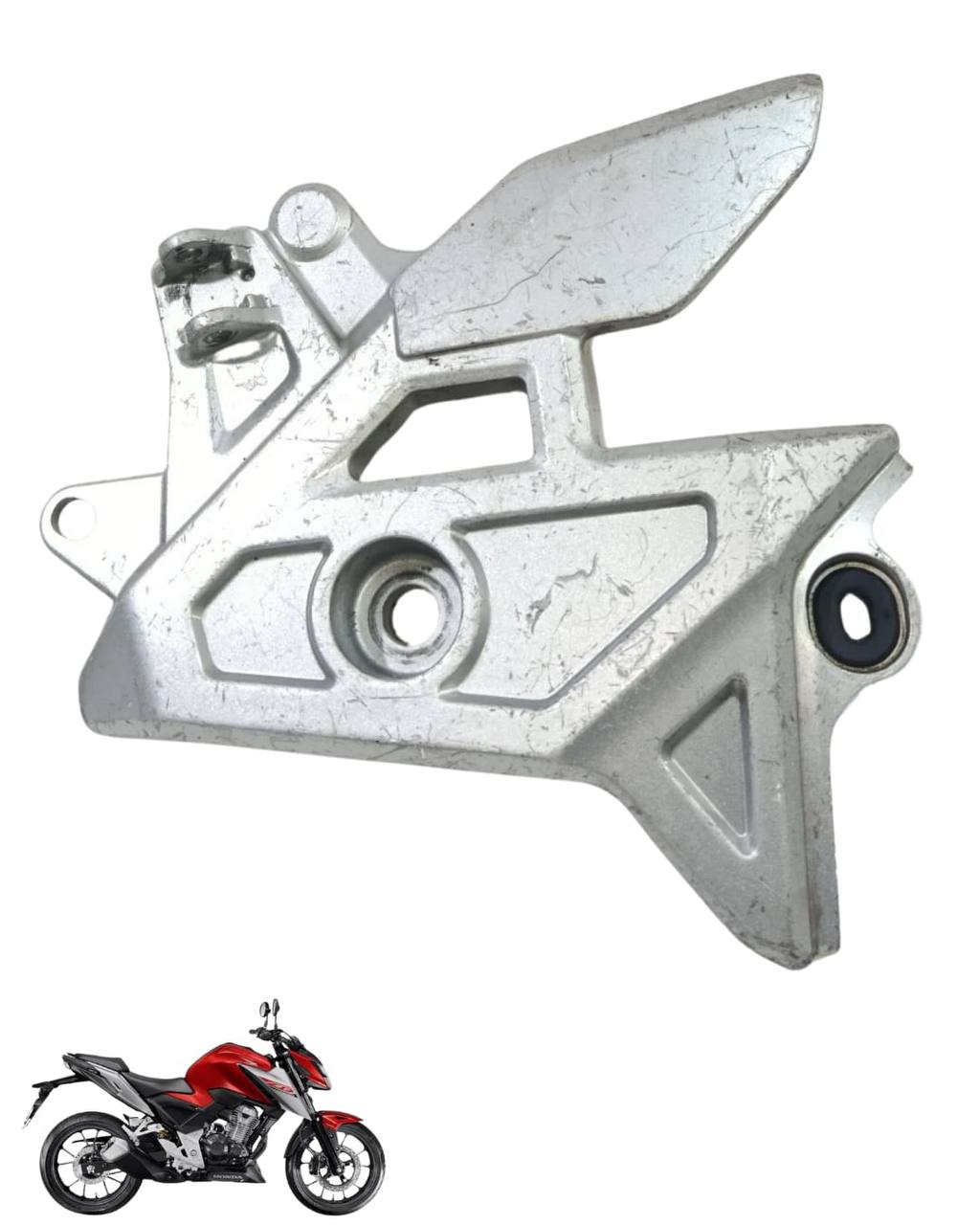 Suporte Pedaleira Bacalhau Cb Twister 300 2025 Direita 9805