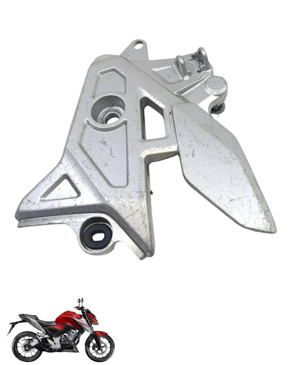 Suporte Pedaleira Bacalhau Cb Twister 300 2025 Direita 9805 4
