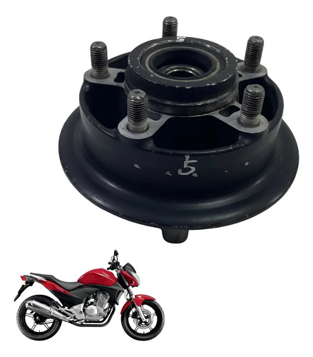 Flange Da Coroa Contra Choque Honda Cb 300 Original -1245 Preto