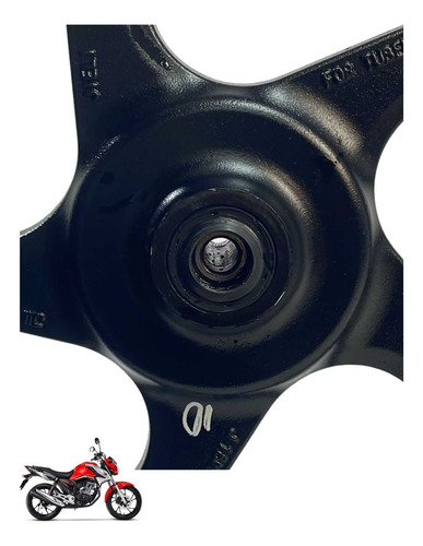 Roda Dianteira Honda Cg 160 Original Preta -4151 2