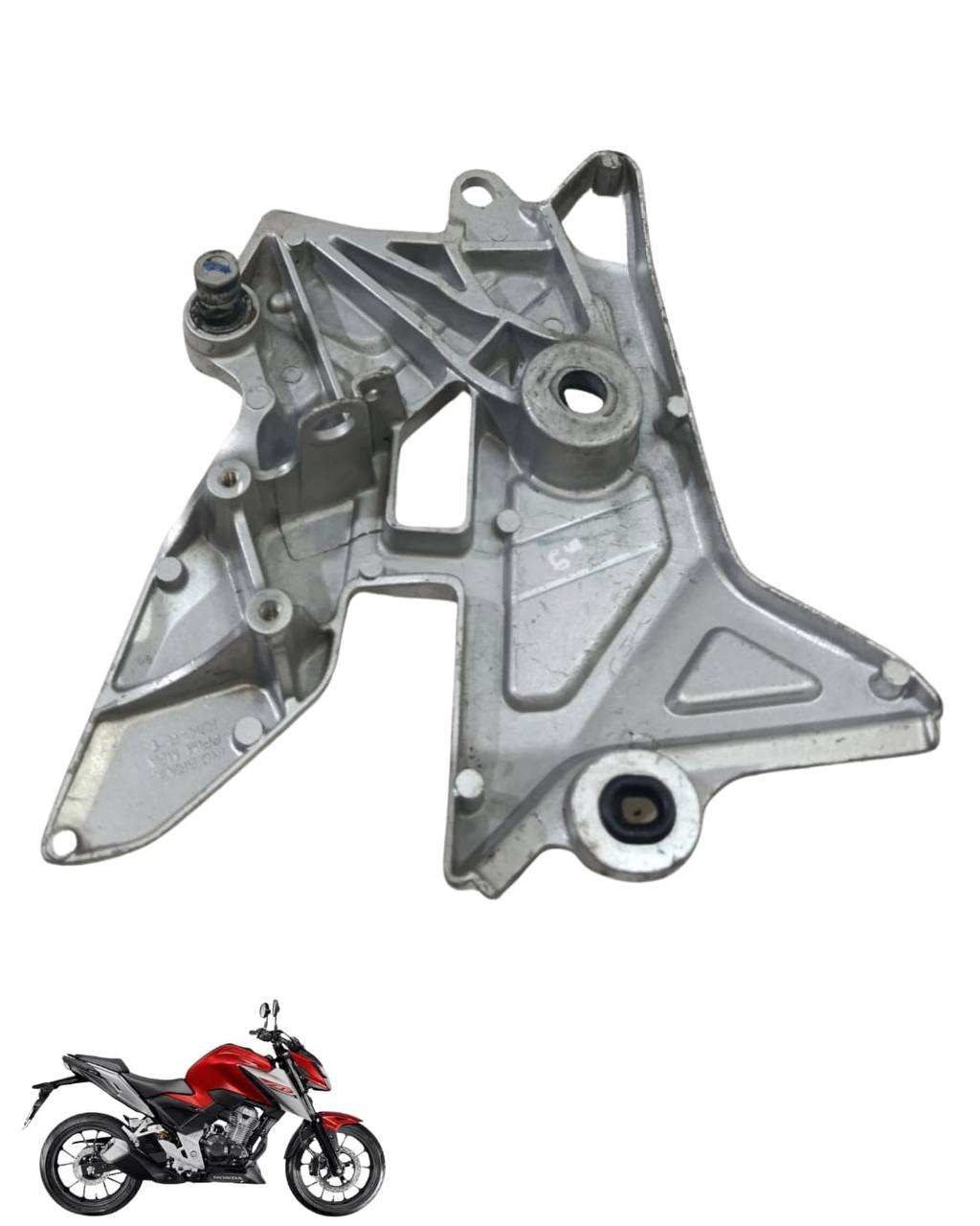 Suporte Pedaleira Bacalhau Cb Twister 300 2025 Direita 9806 2
