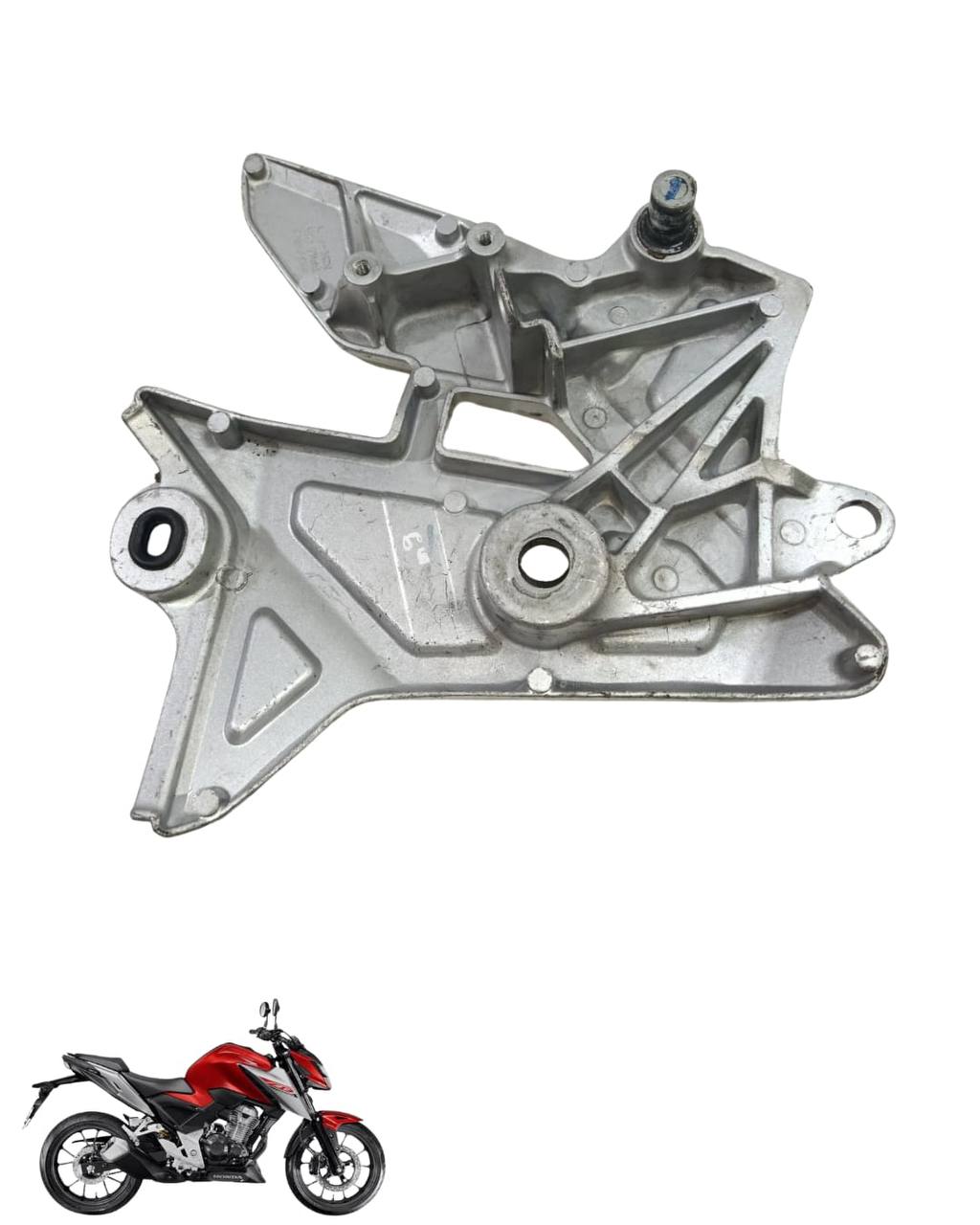 Suporte Pedaleira Bacalhau Cb Twister 300 2025 Direita 9806 3