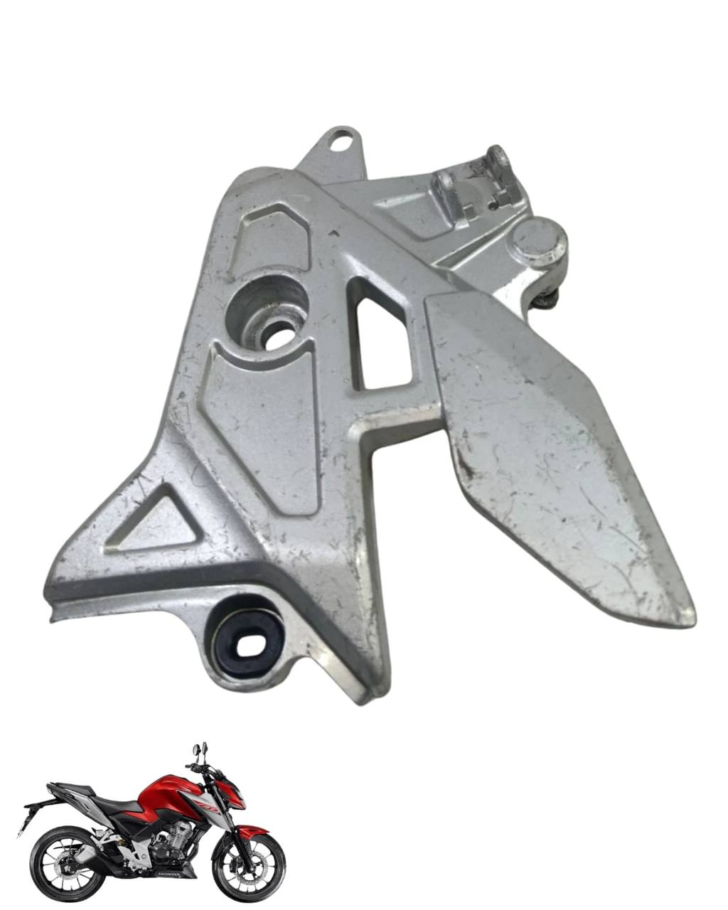 Suporte Pedaleira Bacalhau Cb Twister 300 2025 Direita 9806 4