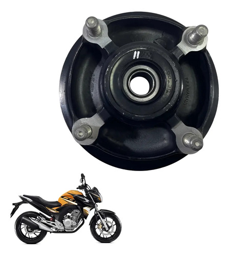 Flange Coroa Contra Choque Honda Cb250 Original -1238 Preto Preto
