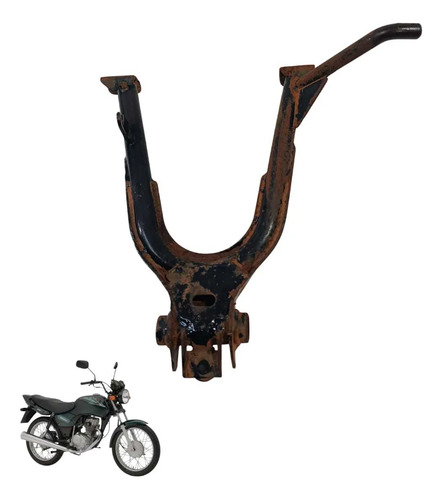Cavalete Central Honda Cg 125 2000 5056 Original 10