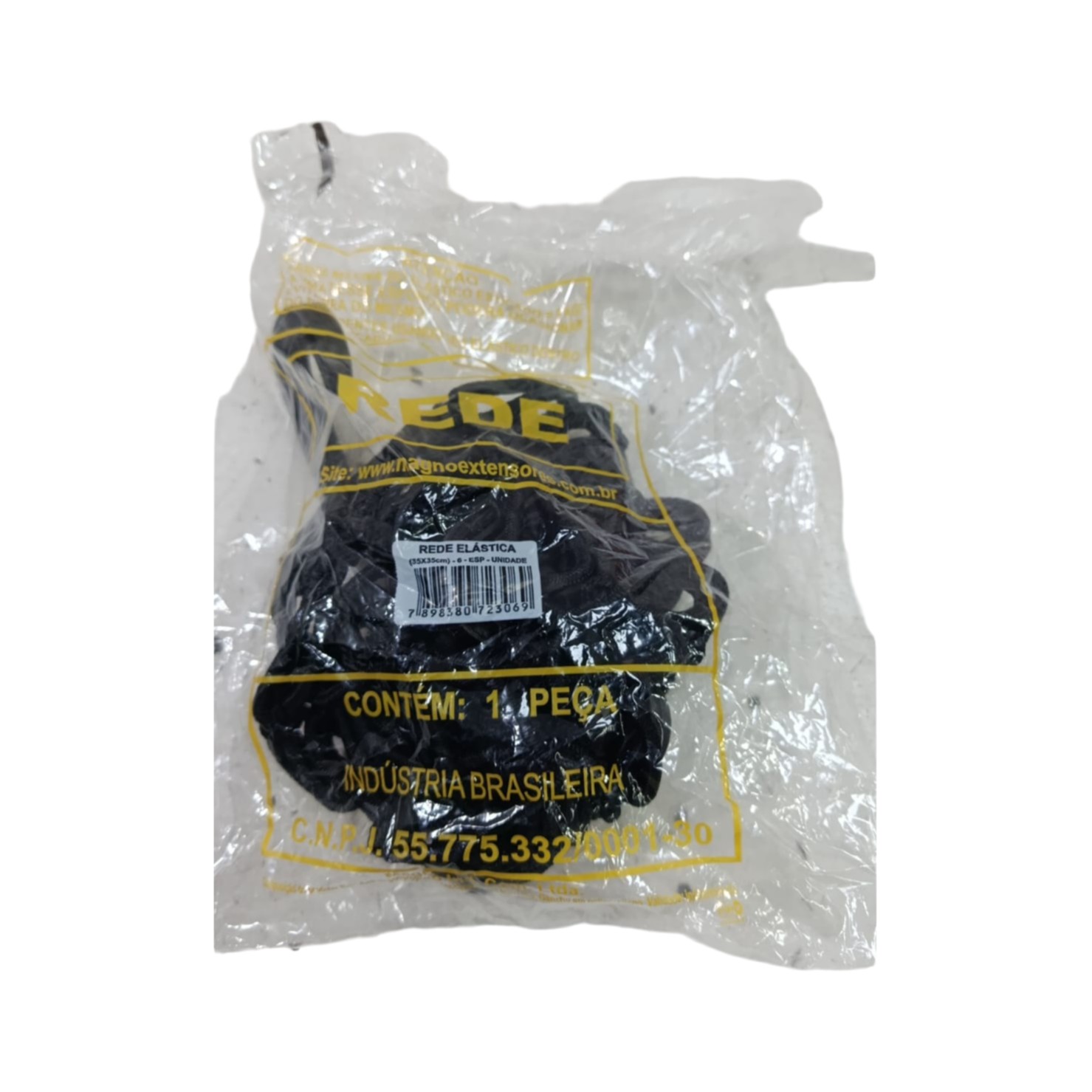 Elastico Rede 35x35 Preto