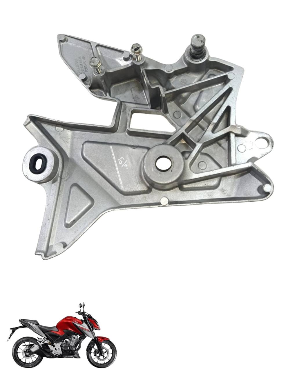 Suporte Pedaleira Bacalhau Cb Twister 300 2025 Direita 9807 2