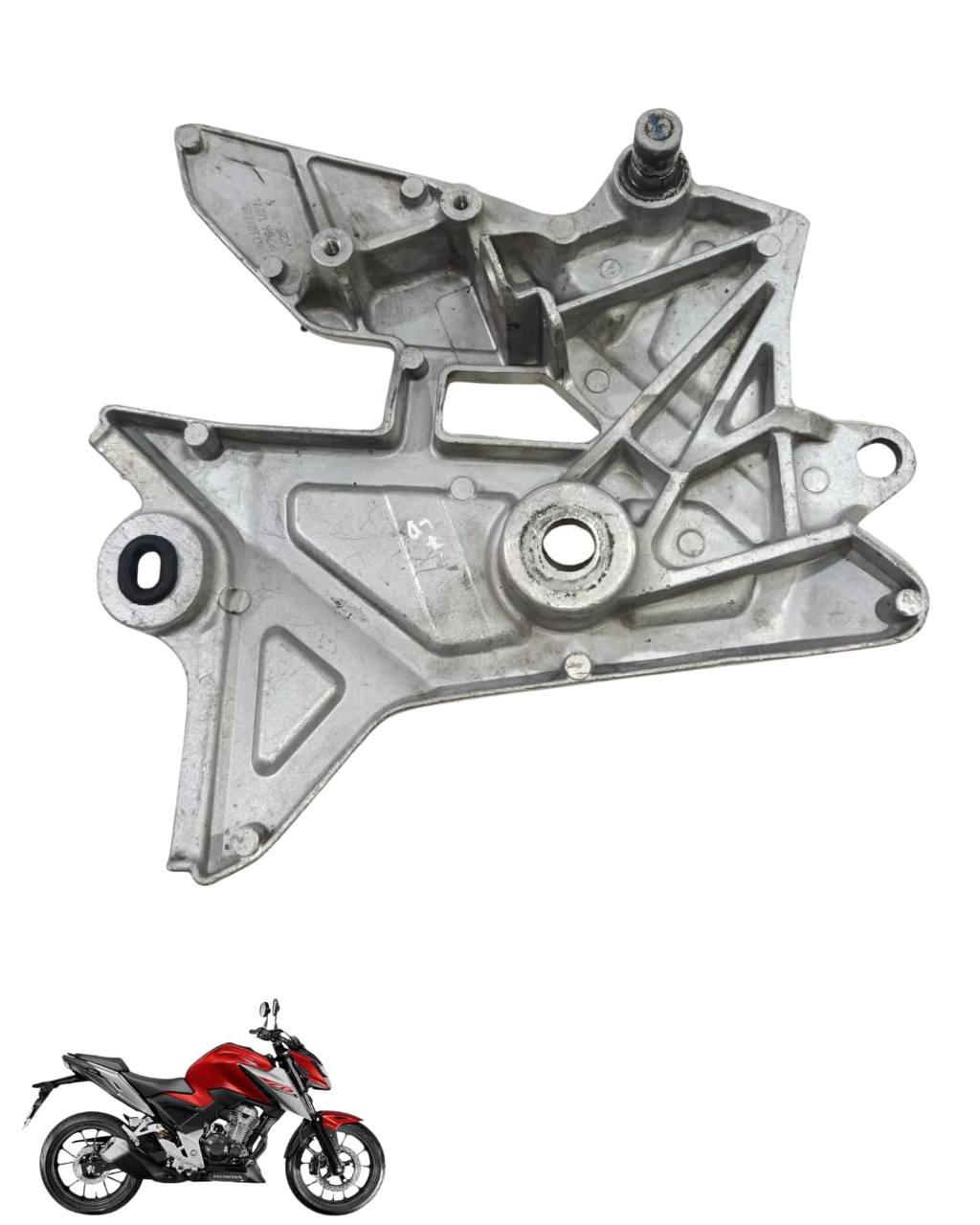 Suporte Pedaleira Bacalhau Cb Twister 300 2025 Direita 9808 2