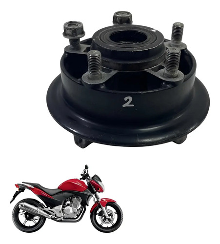 Flange Da Coroa Contra Choque Honda Cb 300 -1242 Preto