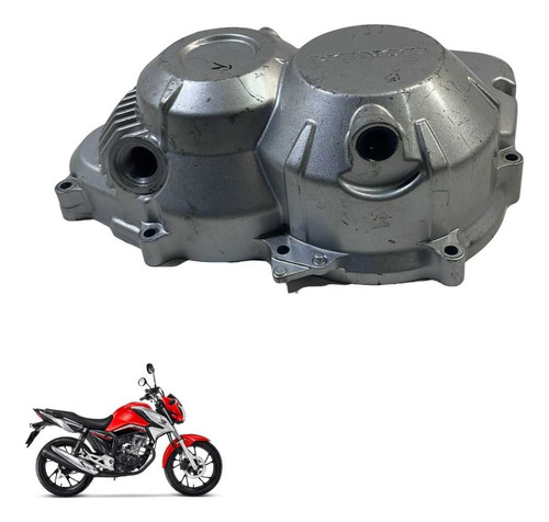 Tampa Embreagem Honda Cg 160 Titan Fan Start Prata -3300 3