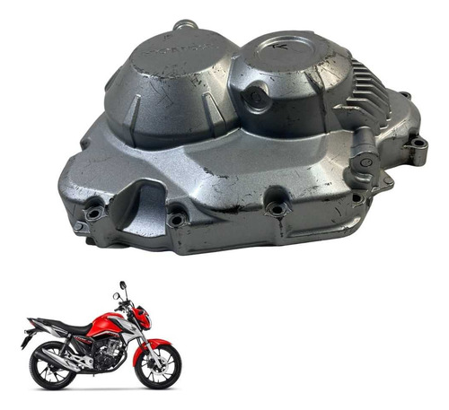 Tampa Embreagem Honda Cg 160 Titan Fan Start Prata -3300 5