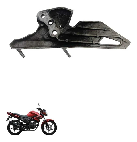 Suporte Pedaleira Yamaha Fazer 150 2023/2024 7925 Cinza 2