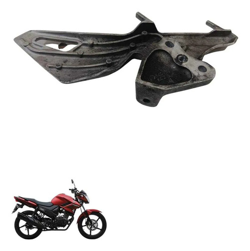 Suporte Pedaleira Yamaha Fazer 150 2023/2024 7925 Cinza 3