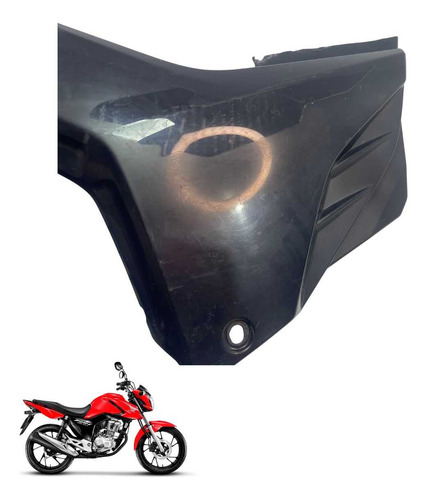 Carenagem Lateral Esquerda Honda Fan 160  C/detalhe -2415 4