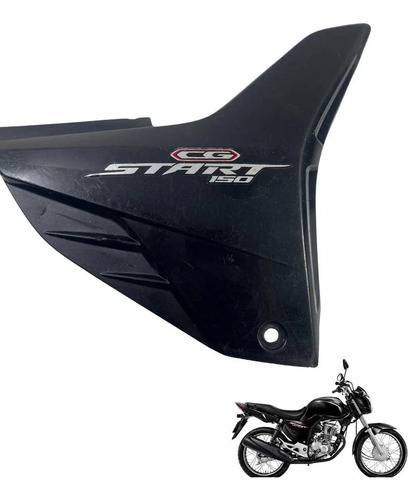 Tampa Lateral Direita Cg 150 Start 2015 Original Usado -751