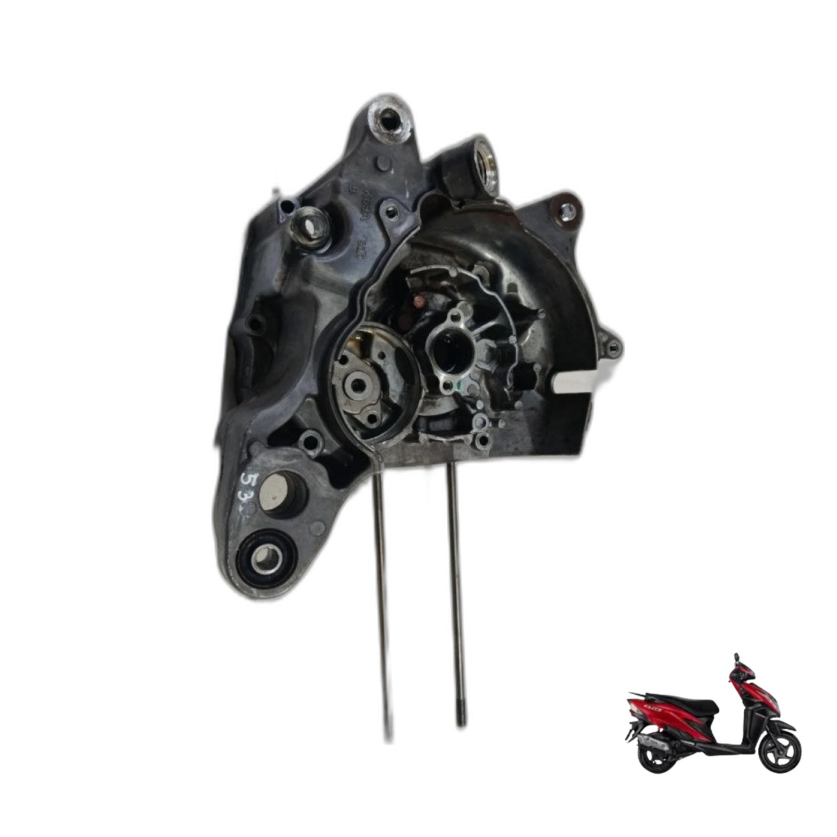 Carcaça bloco motor direita elite 125 2023/2025 13630