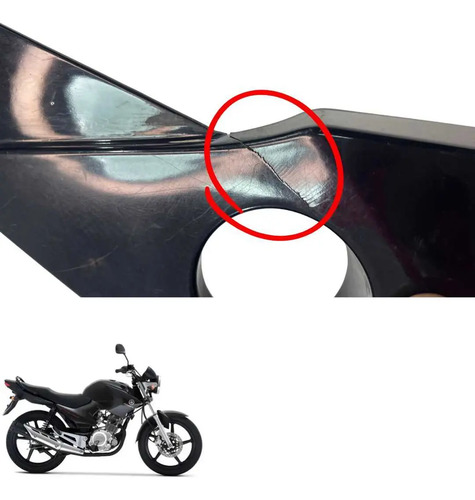 Aba Tanque Esquerda Yamaha Ybr 125 Factor 2009 C/detalhe 2