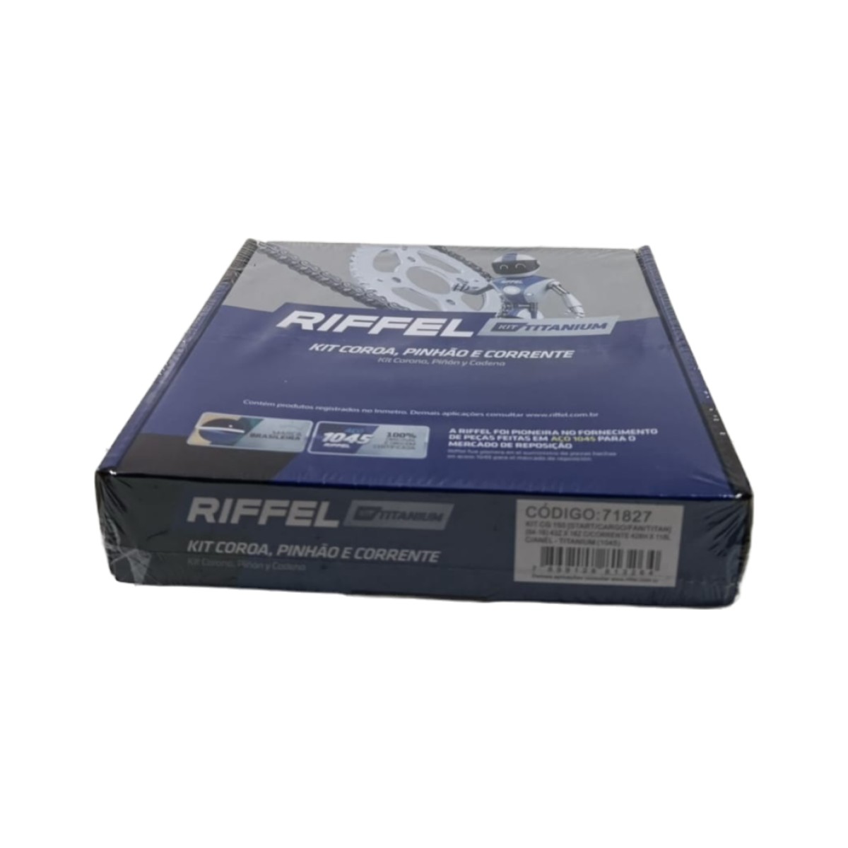 Kit Coroa Pinhao Corrente Cg Titan 150 2004/2016