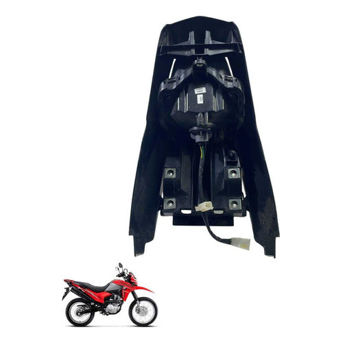 Para-lama Traseiro C/ Lanterna Traseira Honda Bros 160 2016 5
