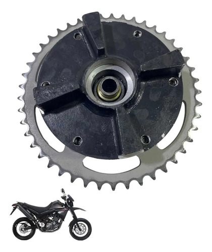 Flange Suporte Coroa Yamaha XT 660 2006 Original -1390 3