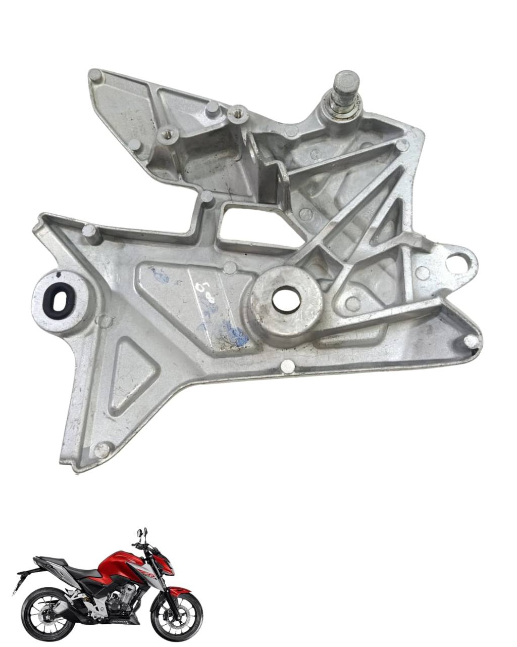 Suporte Pedaleira Bacalhau Cb Twister 300 2025 Direita 9810 2