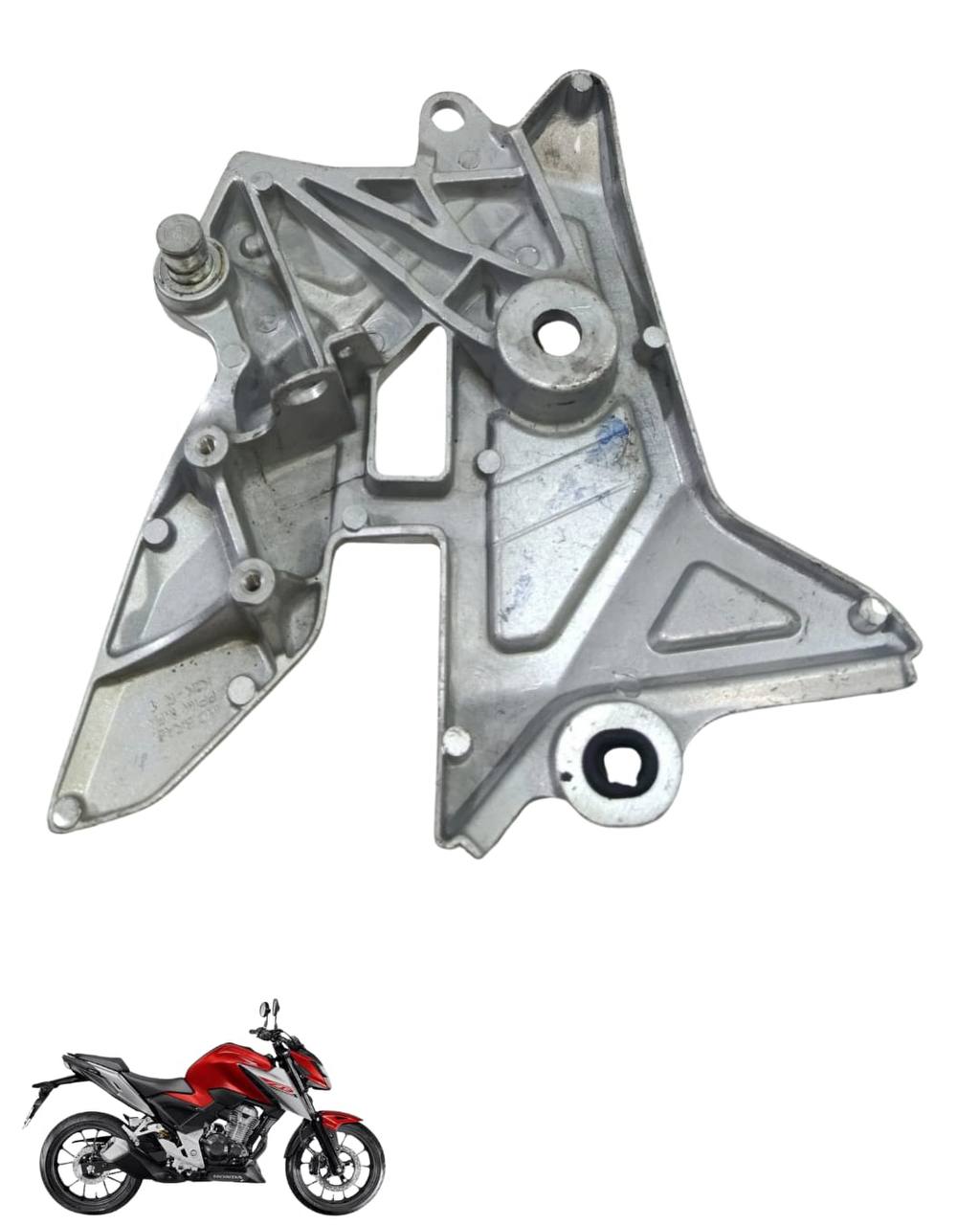 Suporte Pedaleira Bacalhau Cb Twister 300 2025 Direita 9810 3