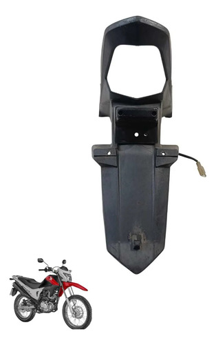 Paralama Tras Suporte Placa Honda Bros 160 2015/2024 4754