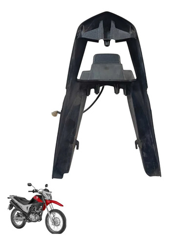 Paralama Tras Suporte Placa Honda Bros 160 2015/2024 4754 3