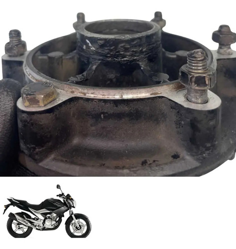 Suporte Coroa Yamaha Fazer Ys 250 2012 Original Preto 2