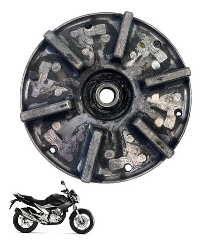 Suporte Coroa Yamaha Fazer Ys 250 2012 Original Preto 5