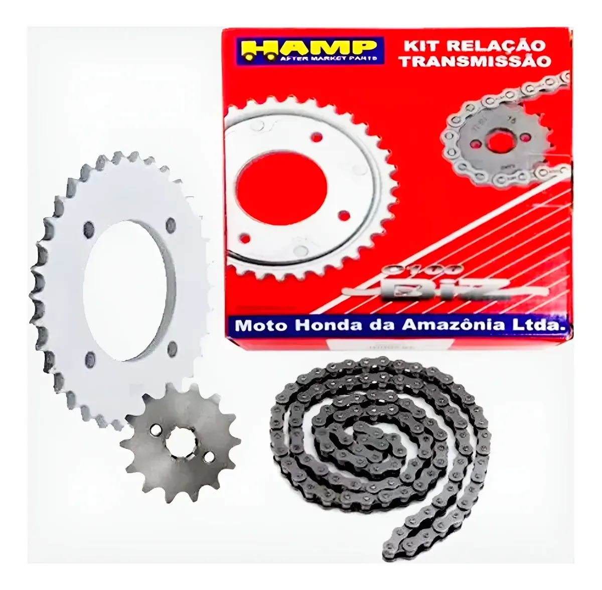 Kit Relação Original Honda Hamp Biz 100 98/2005