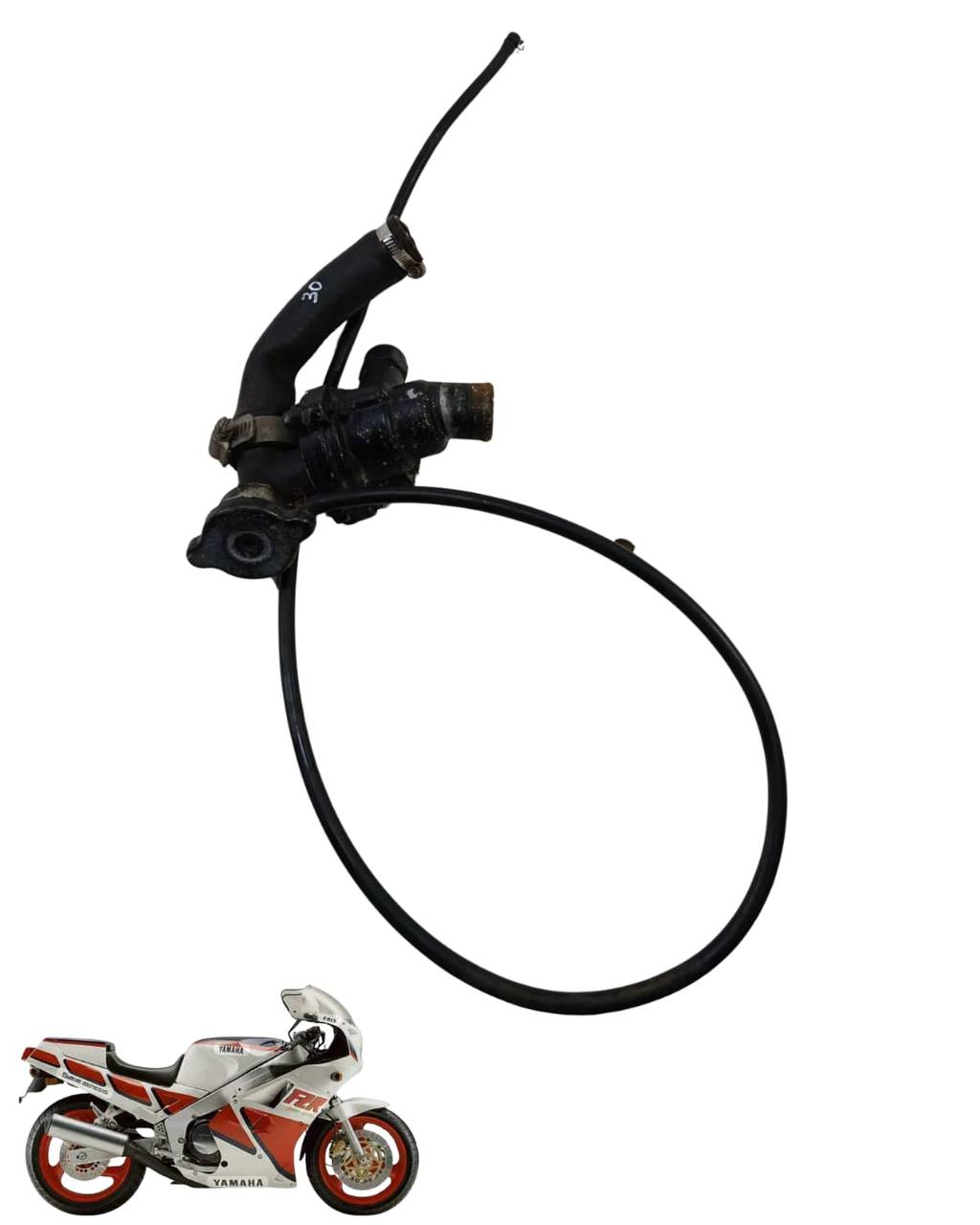 Cano Passagem Água Radiador Fzr 1000 1988 9156