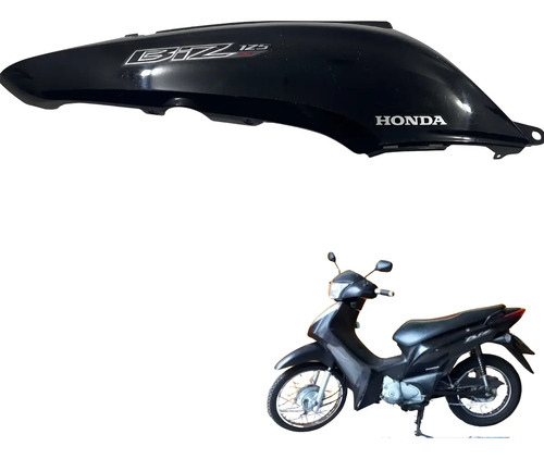 Tampa Lateral Direita Honda Biz 125 Ex 2013 Usado -752